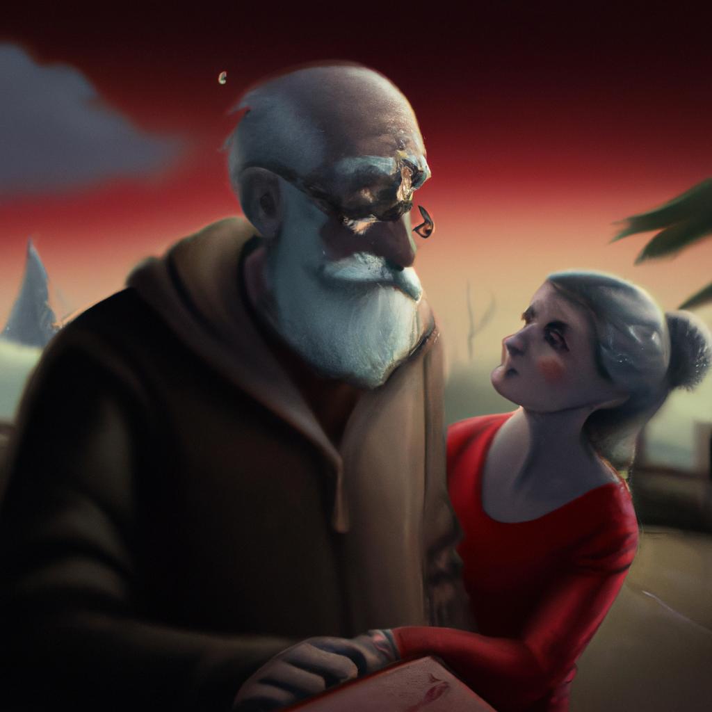 Imagem de capa do post Sonhar com Pessoa Idosa Conhecida: O Significado Revelado! com um desenho digital