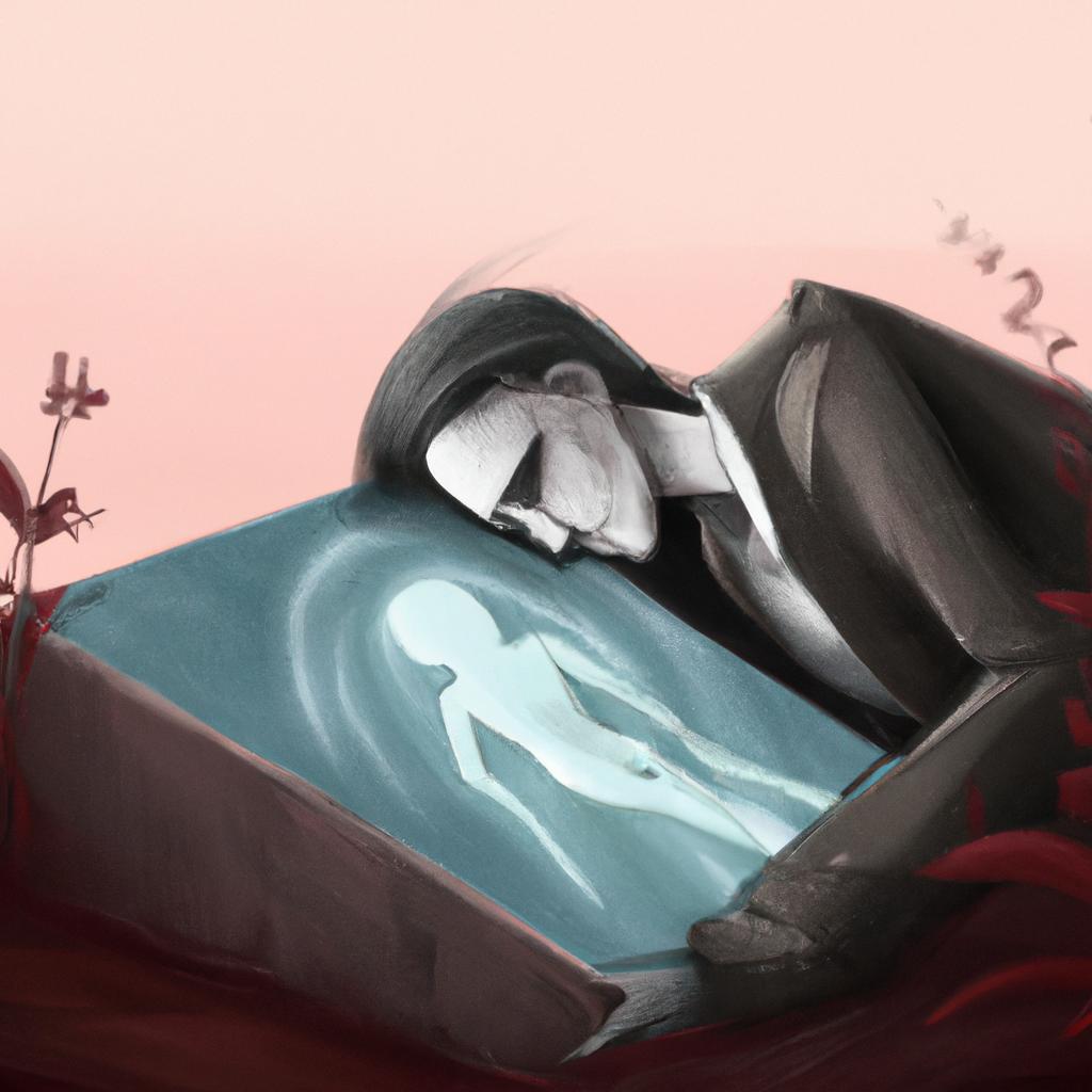 Imagem de capa do post "Sonhar com Pessoa Que Já Morreu Te Abracando: Descubra o Significado!" com um desenho digital