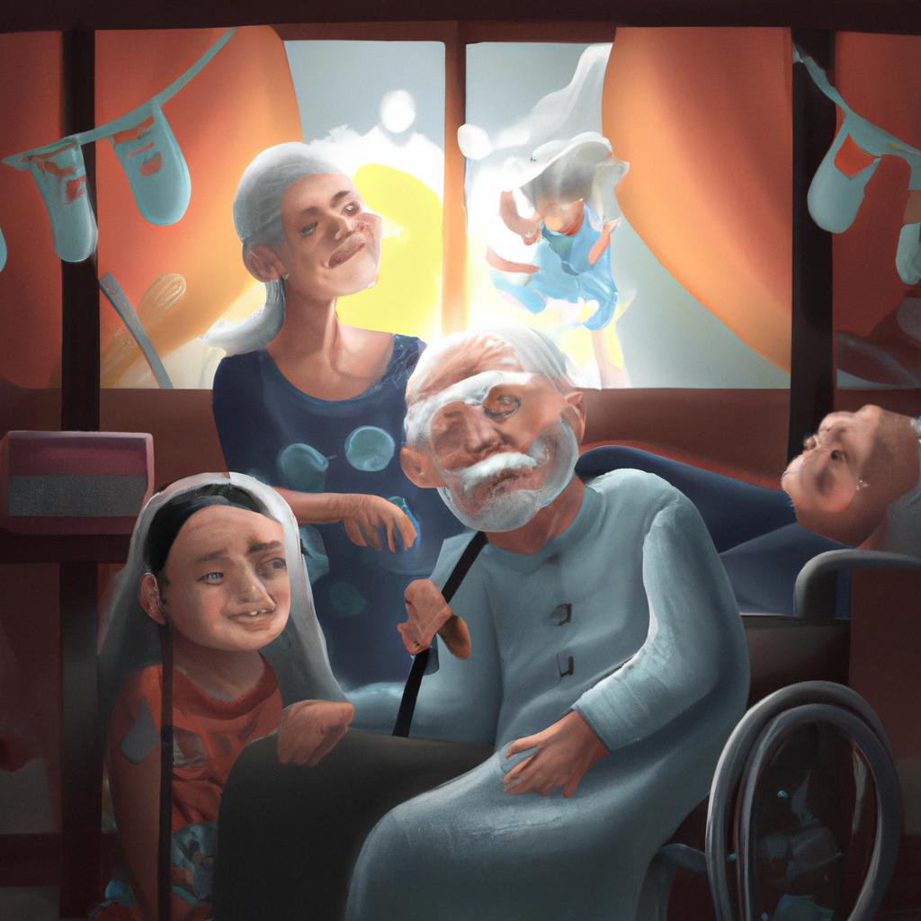 Imagem de capa do post "Descubra o que Sonhar com Pessoas Idosas Significa!" com um desenho digital