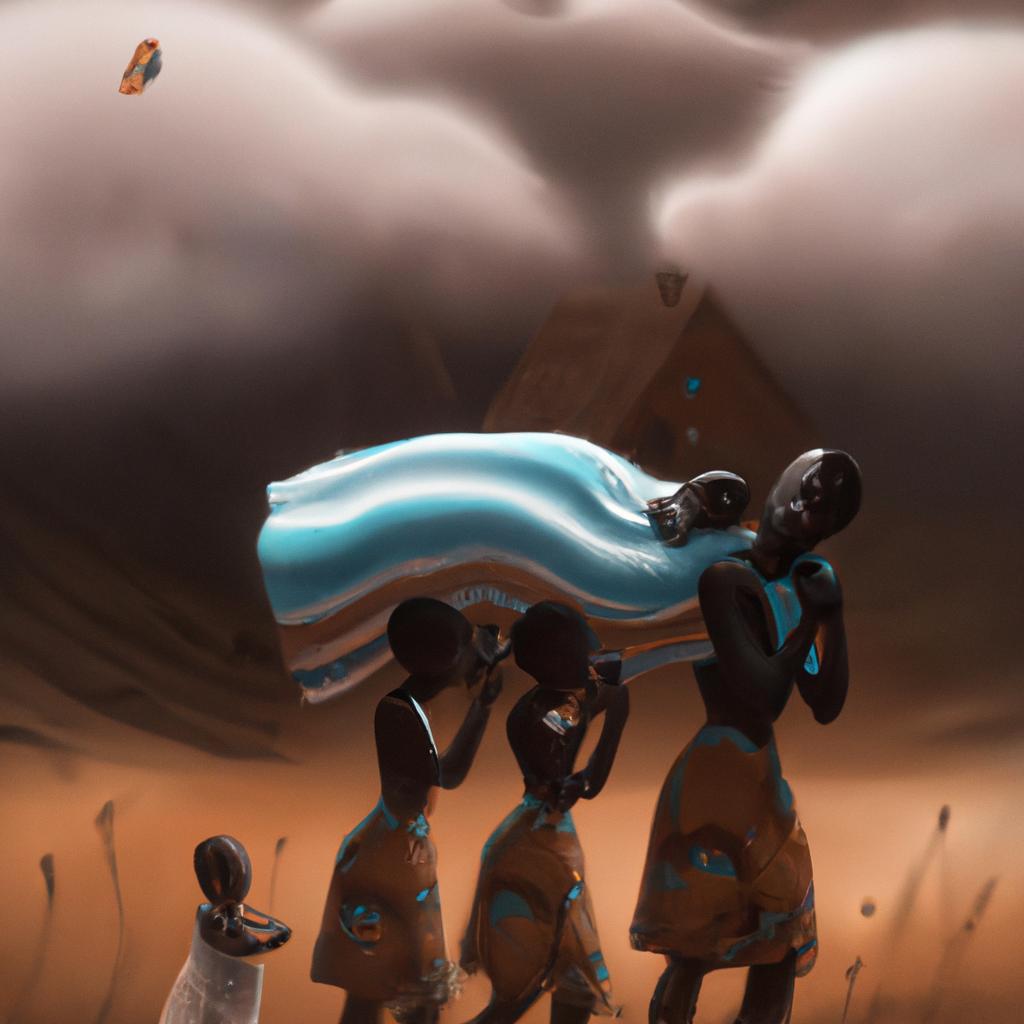 Imagem de capa do post "Descubra o Significado de Sonhar com Pessoas Negras!" com um desenho digital