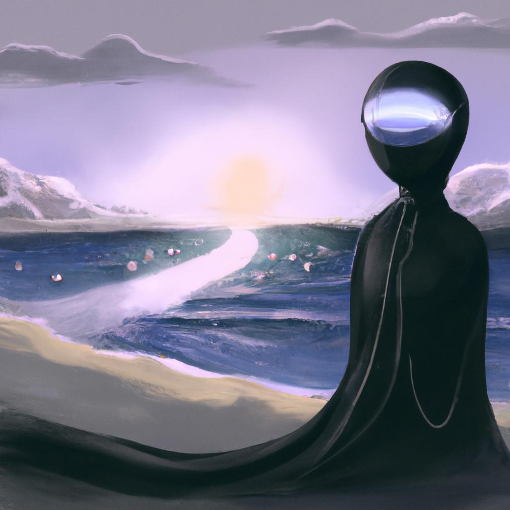 Imagem de capa do post "Descubra o Significado de Sonhar com Pessoas sem Olhos" com um desenho digital