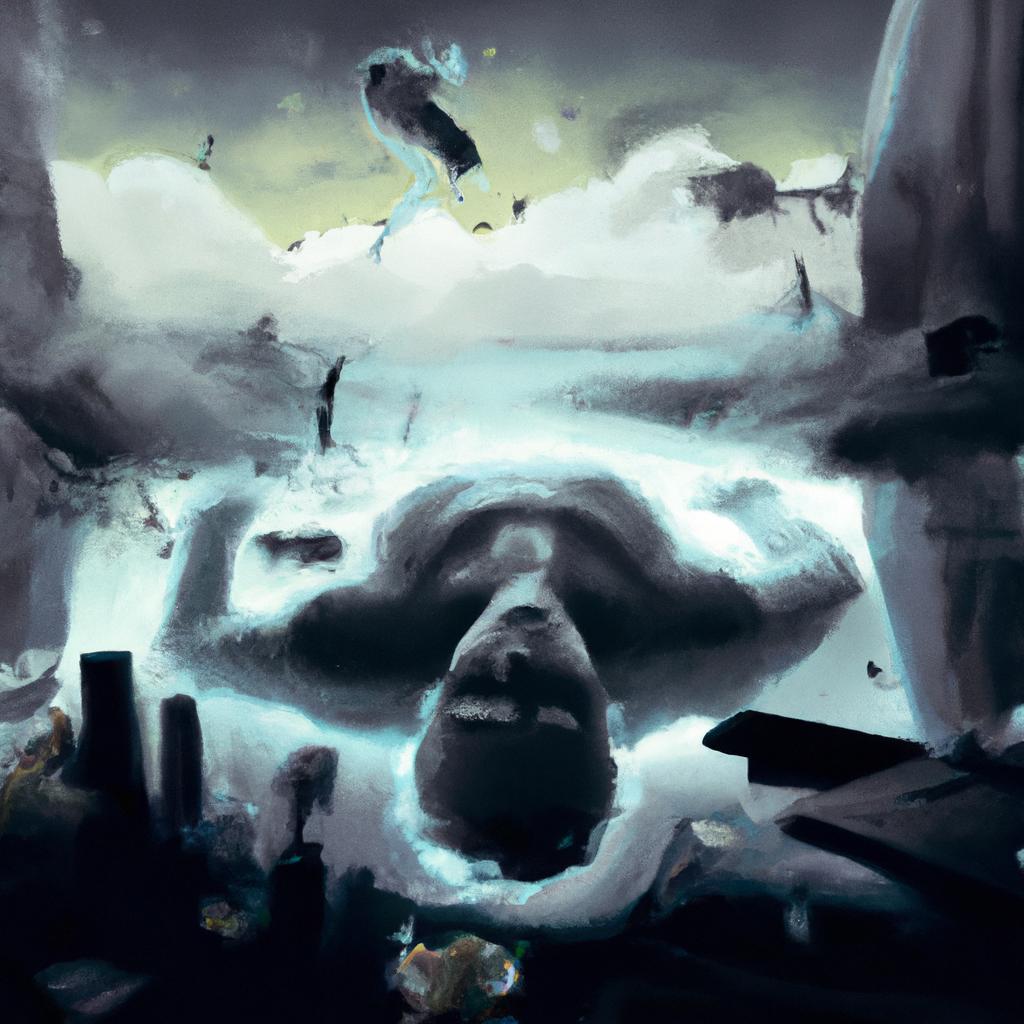 Imagem de capa do post "O Que Significa Sonhar com Pessoas Vivas Mortas?" com um desenho digital