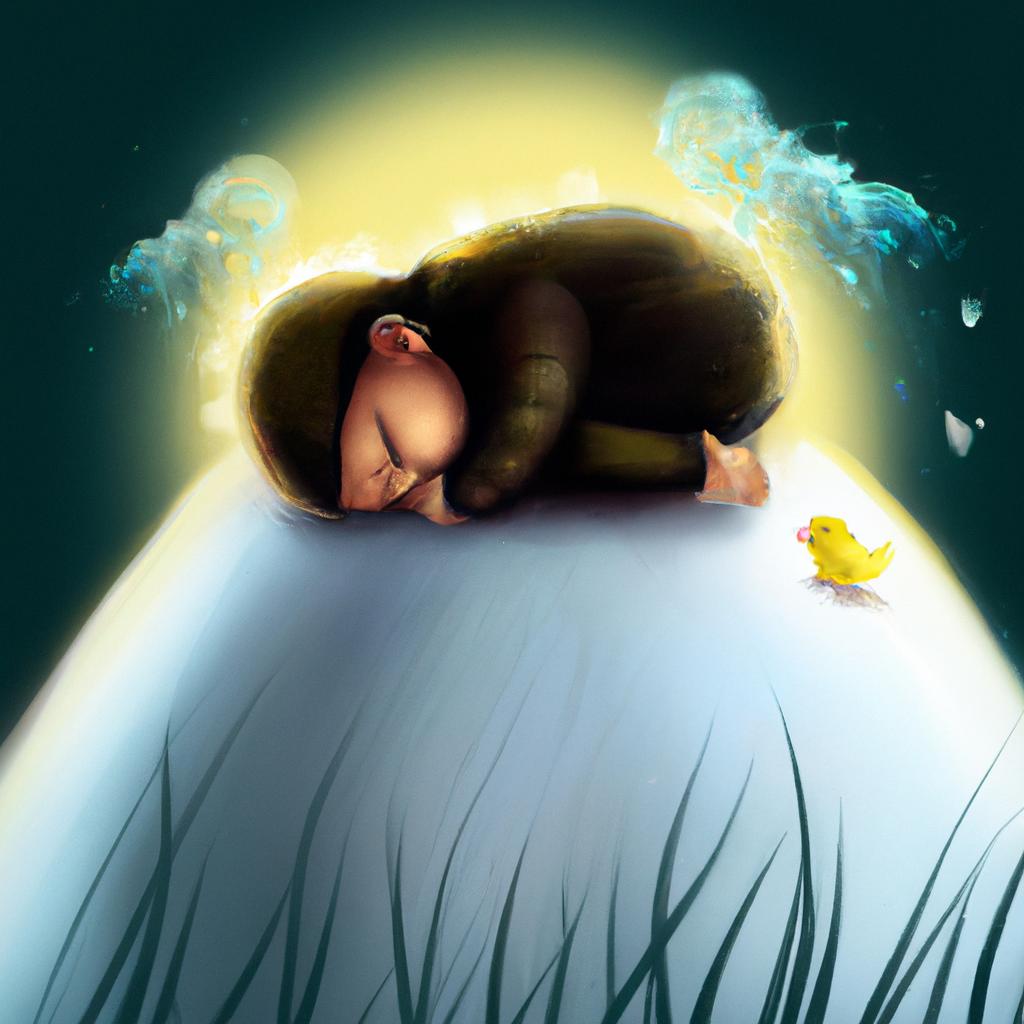Imagem de capa do post "Descubra o Significado do Sonho com Pintinho Nascendo!" com um desenho digital