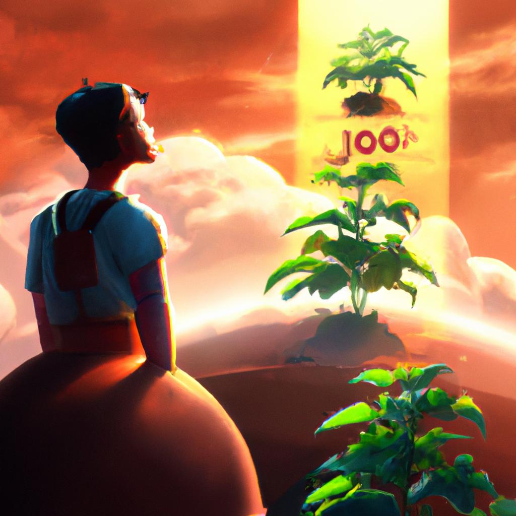 Imagem de capa do post "Descubra o Significado de Sonhar com Plantacao de Jilo!" com um desenho digital