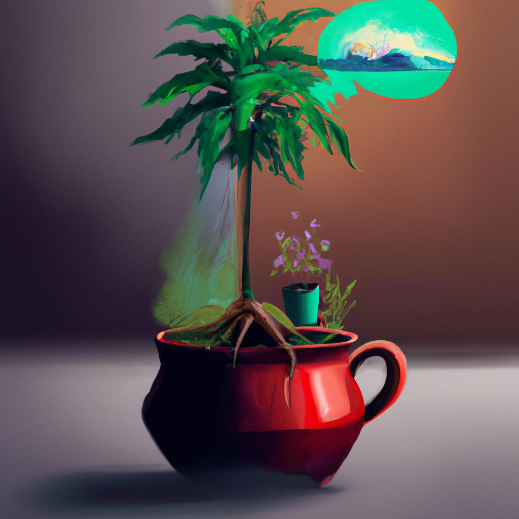 sonhar com plantas verdes no vaso4