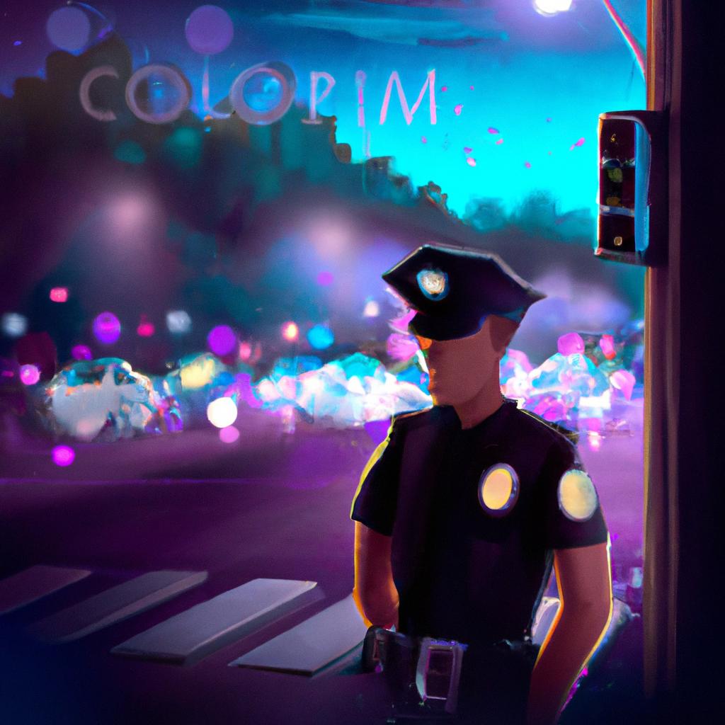 Imagem de capa do post "Descubra o que Significa Sonhar com Polícia Civil!" com um desenho digital