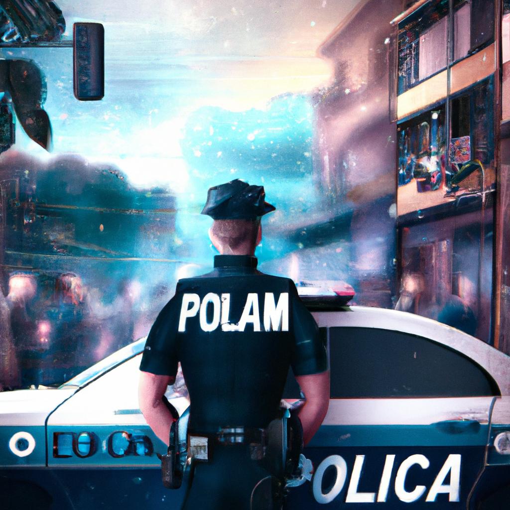 Imagem de capa do post Sonhar com Polícia: O Que Significa? com um desenho digital