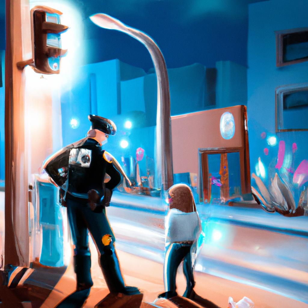 Imagem de capa do post "Descubra o Significado de Sonhar com Policiais: Uma Análise Inesquecível" com um desenho digital