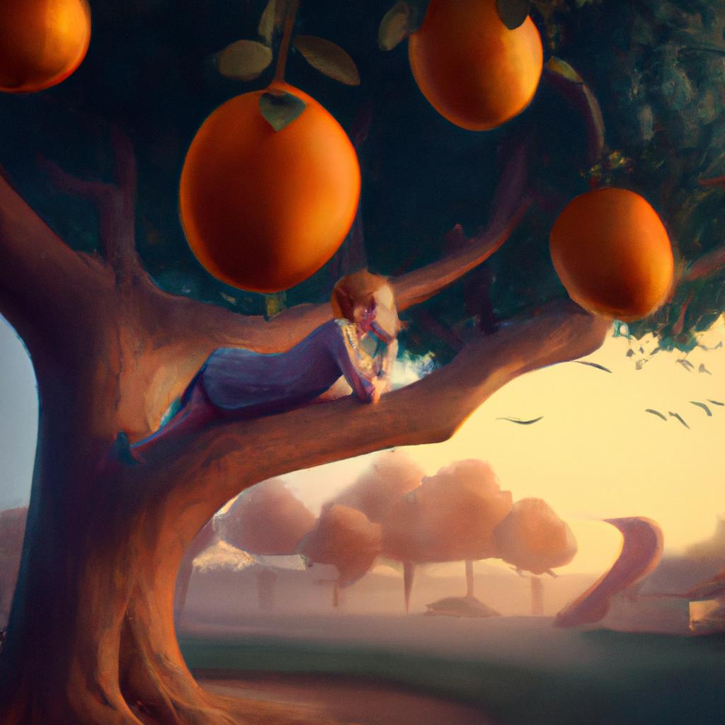 sonhar com pomar de laranja2