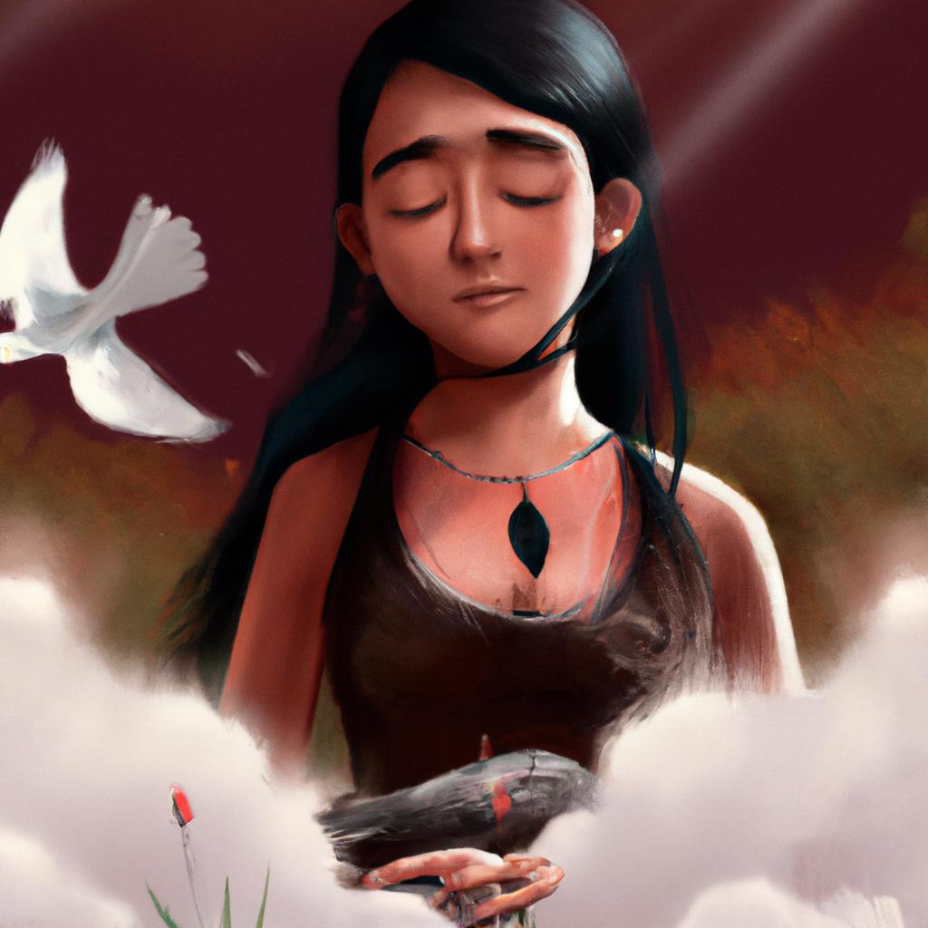 Imagem de capa do post "Descubra o Significado de Sonhar com Pombo Morto!" com um desenho digital