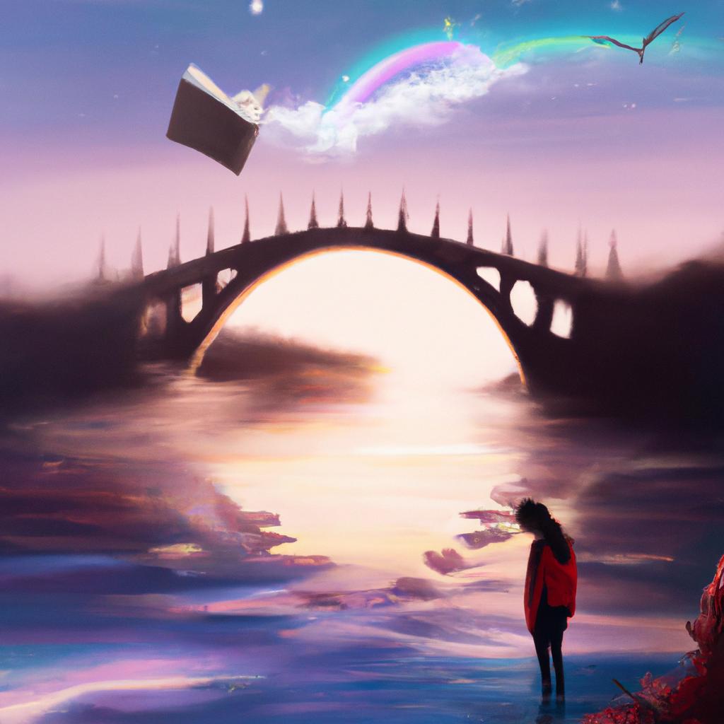 Imagem de capa do post "Ponte Livro dos Sonhos: Descubra o Significado desses Sonhos!" com um desenho digital