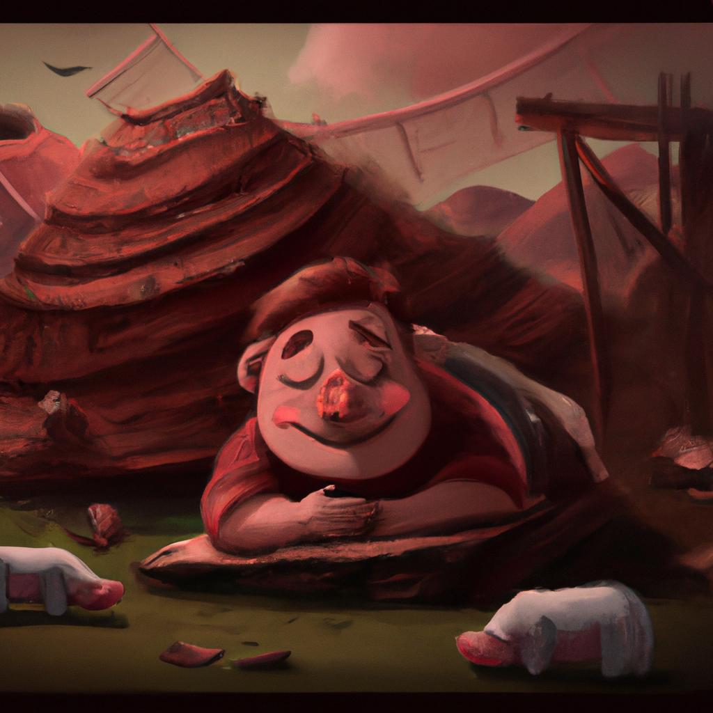 Imagem de capa do post "Descubra o Significado Profundo de Sonhar com Porco Marrom!" com um desenho digital