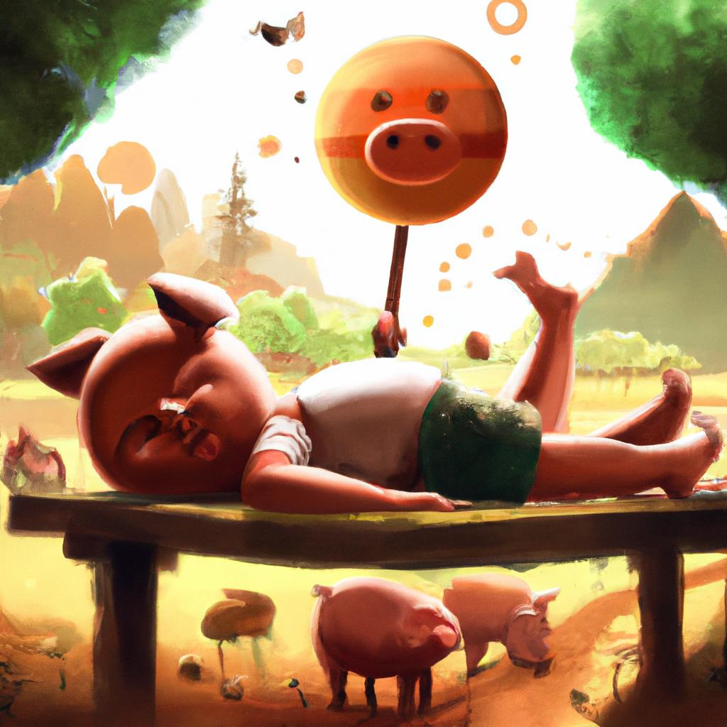 Imagem de capa do post "Descubra o Significado de Sonhar com Porco no Jogo do Bicho!" com um desenho digital