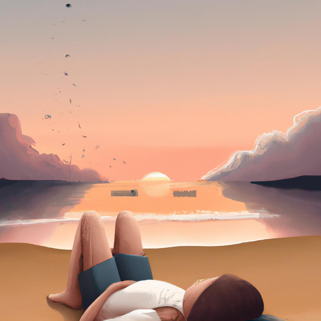 Imagem de capa do post "Praia Livre: Descubra o Significado dos Seus Sonhos!" com um desenho digital