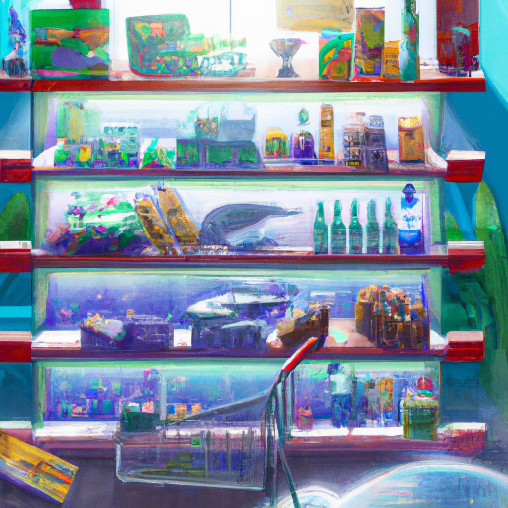 Imagem de capa do post Sonhar com Prateleiras de Supermercado: Descubra seu Significado! com um desenho digital