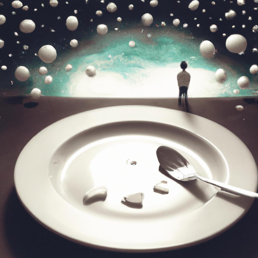 Imagem de capa do post "Descubra o Significado por Trás do Sonho com Prato Branco Quebrado!" com um desenho digital