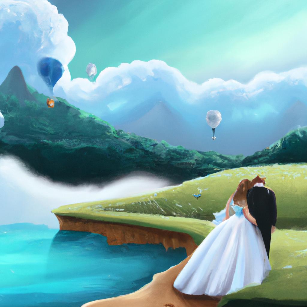 Imagem de capa do post "Sonhar com Preparativo de Casamento: Entenda o Significado!" com um desenho digital