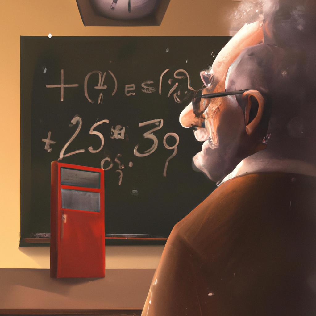 Imagem de capa do post Descubra o Que Significa Sonhar Com Professor de Matemática! com um desenho digital
