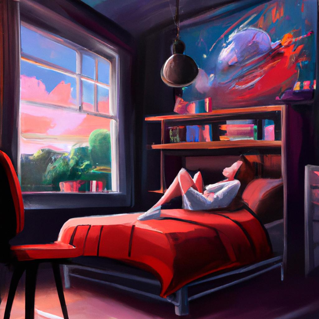 Imagem de capa do post "Sonhar com Quarto Novo: Entenda o Significado dos Seus Sonhos" com um desenho digital