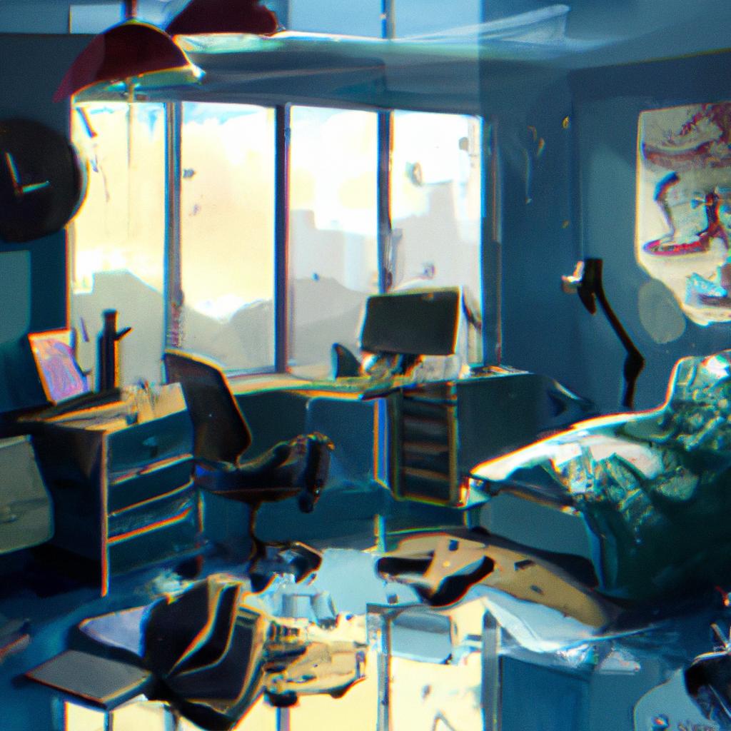Imagem de capa do post "Descubra o Significado de Sonhar com Quarto Vazio!" com um desenho digital