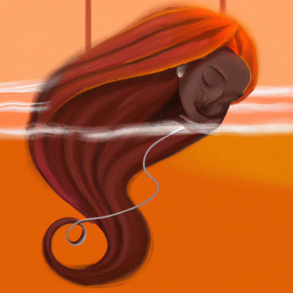 Imagem de capa do post "Descubra o Significado de Sonhar com Queda de Cabelo de Outra Pessoa!" com um desenho digital