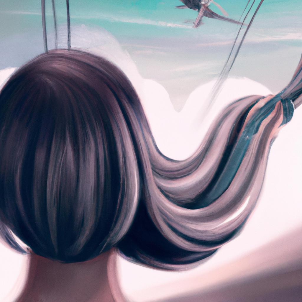 Imagem de capa do post "Descubra o que Sonhar com Queda de Cabelo Significa em Livro dos Sonhos!" com um desenho digital