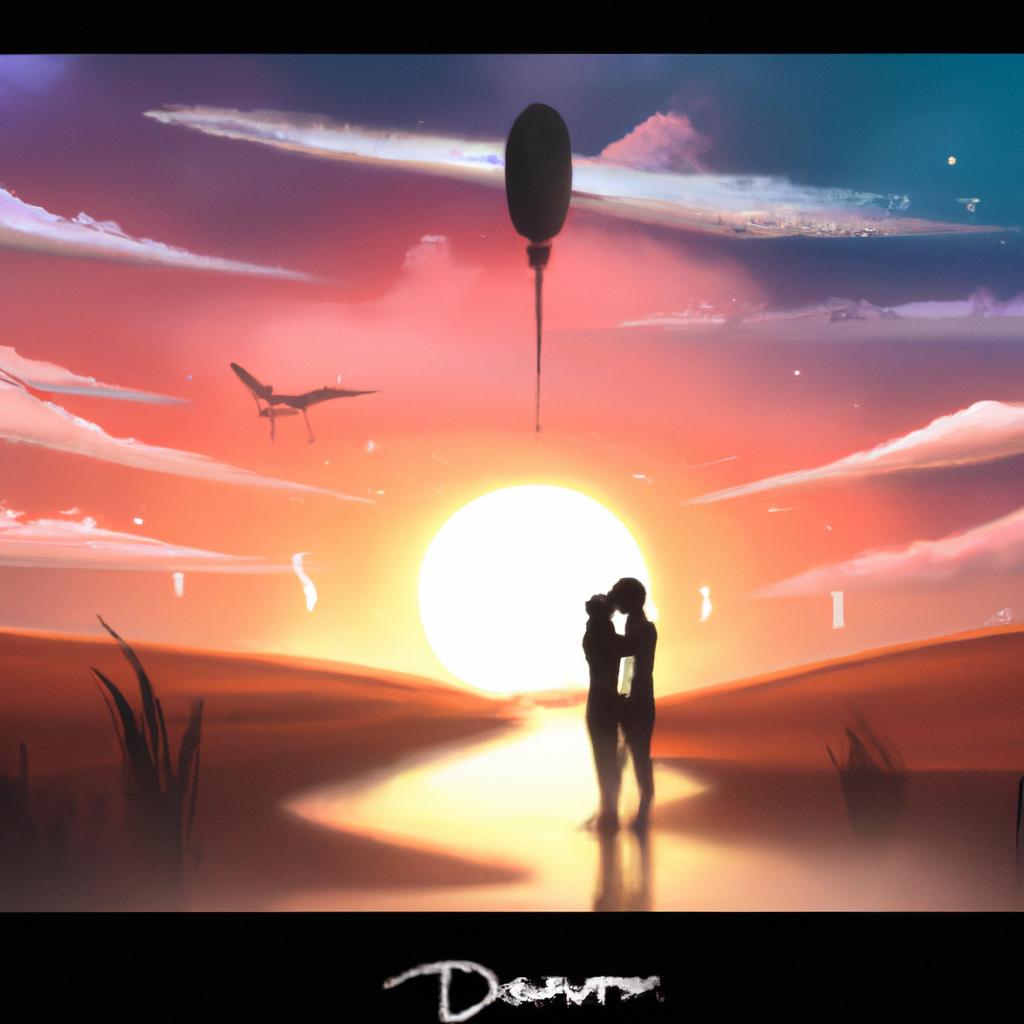 Imagem de capa do post "Sonhar com Quem Ama: Descubra Seu Significado!" com um desenho digital
