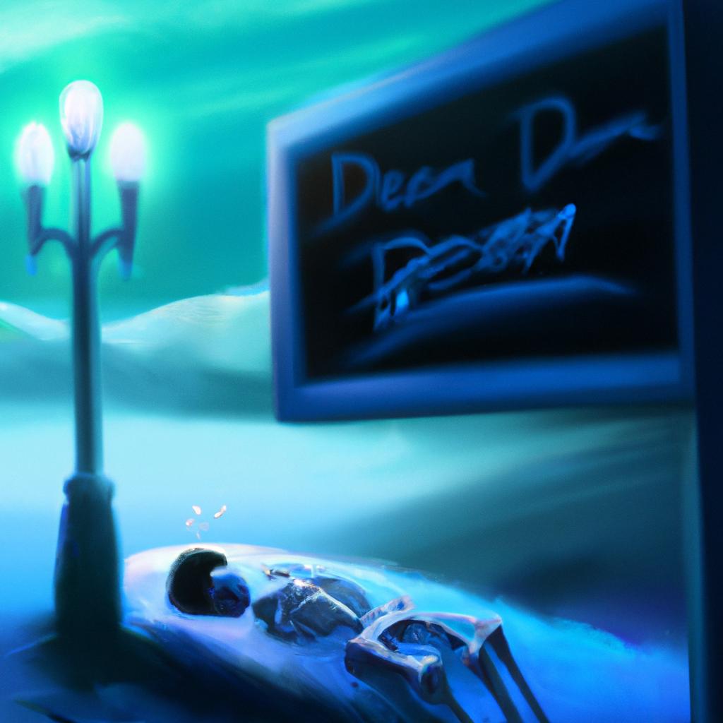 Imagem de capa do post "Sonhar Com Quem Já Morreu Morrendo de Novo: Descubra Seu Significado!" com um desenho digital