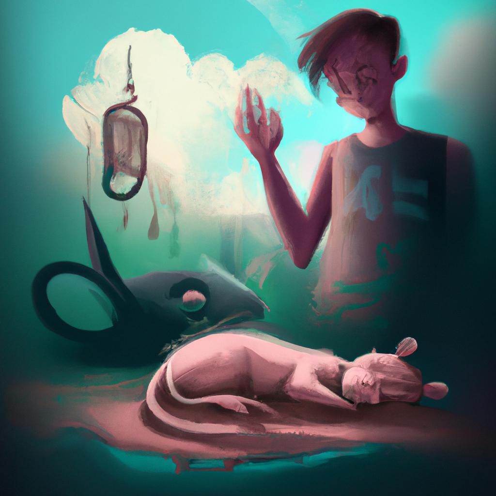 Imagem de capa do post Sonhar com Rato Morto: O que Significa? com um desenho digital