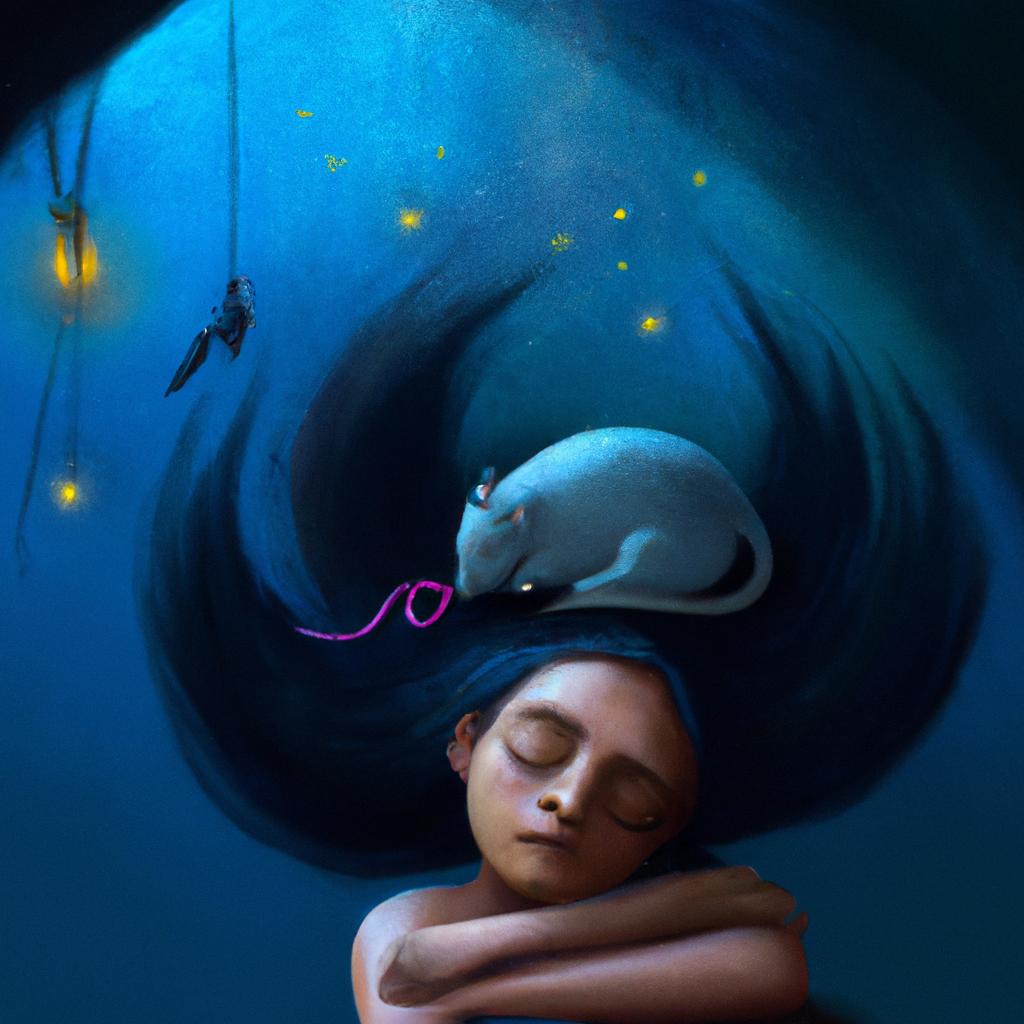 Imagem de capa do post Rato no Cabelo? Descubra o que Significa Sonhar com isso. com um desenho digital