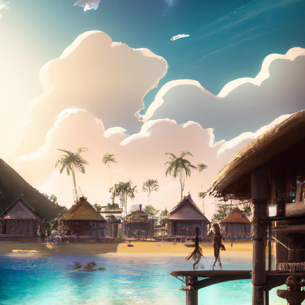 Imagem de capa do post Descubra o que Significa Sonhar com Resort! com um desenho digital