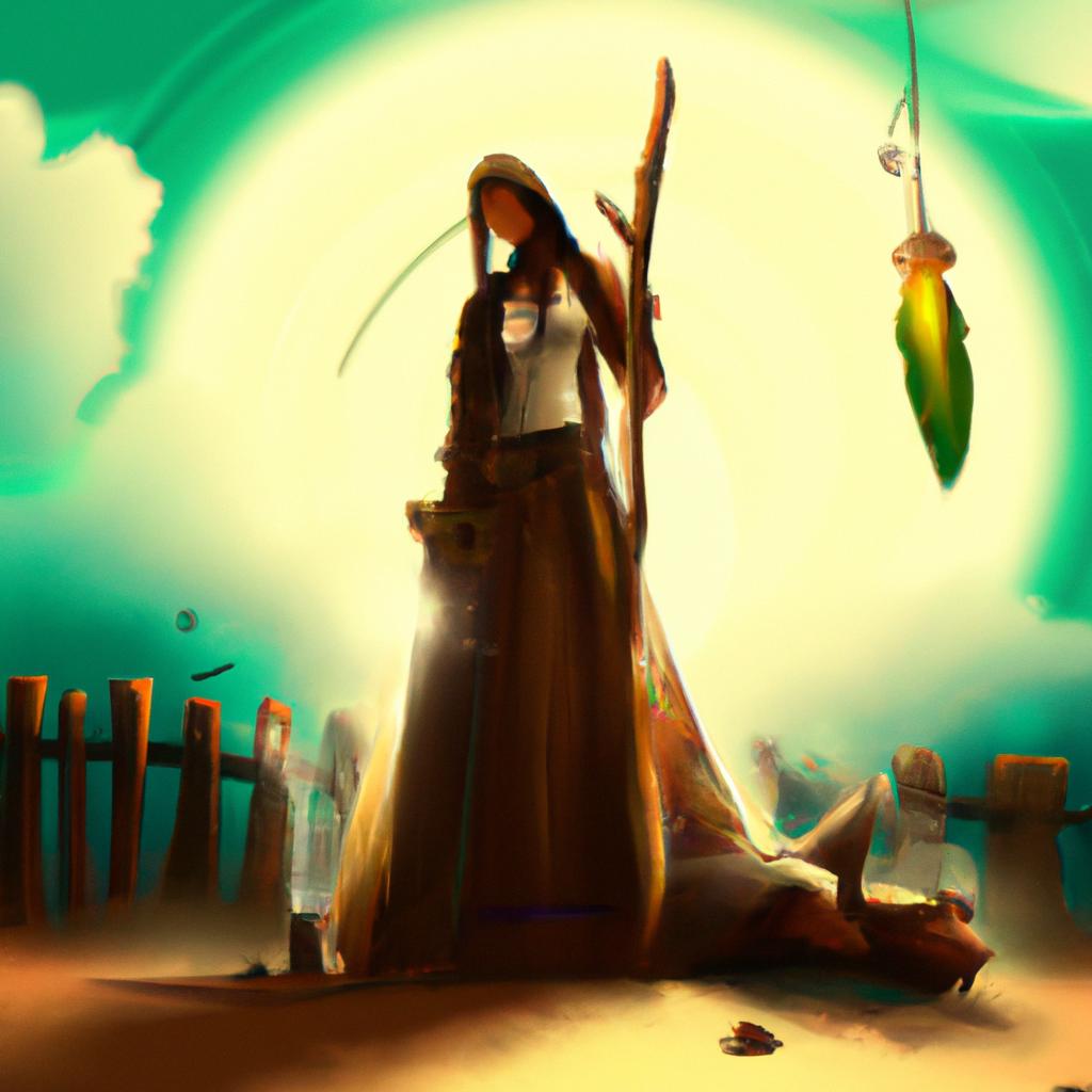 Imagem de capa do post "Sonhar com Ritual de Macumba: Descubra o Significado!" com um desenho digital