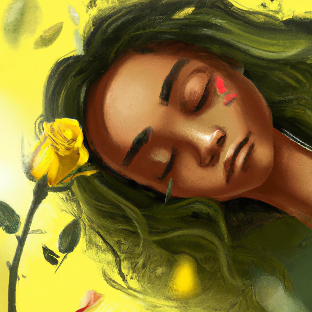 Imagem de capa do post Sonhar com Rosa Amarela: Descubra o Significado! com um desenho digital