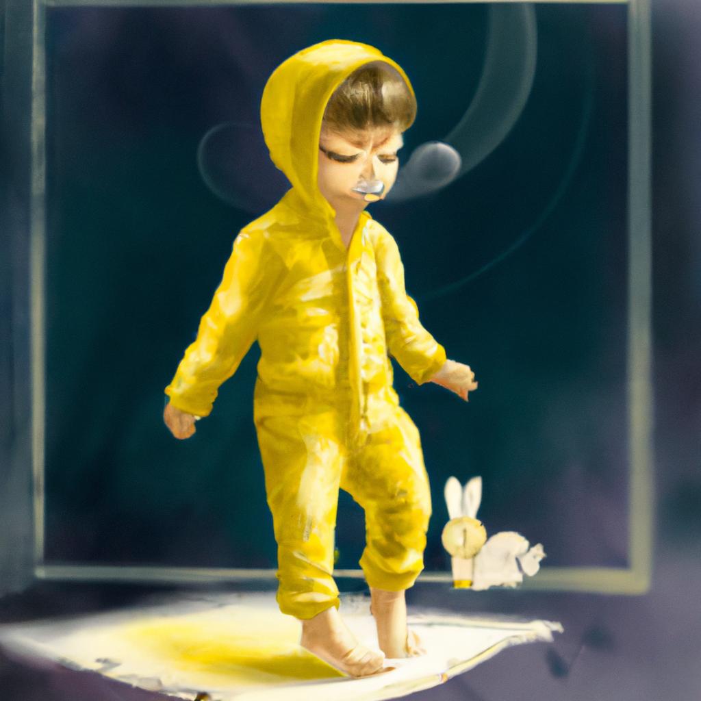 Imagem de capa do post Descubra o Significado de Sonhar com Roupa de Bebê Amarela! com um desenho digital
