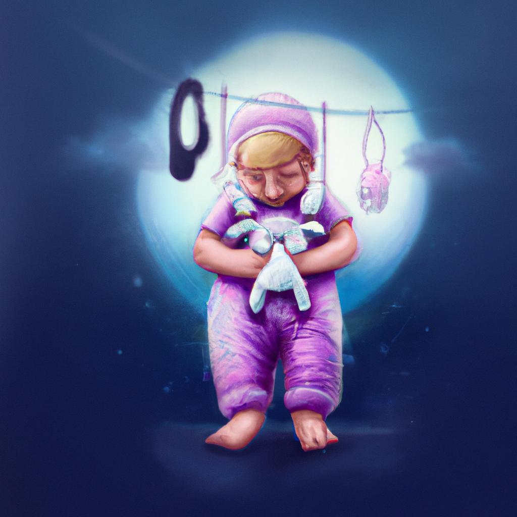 Imagem de capa do post "Descubra o Significado de Sonhar com Roupa de Bebê!" com um desenho digital