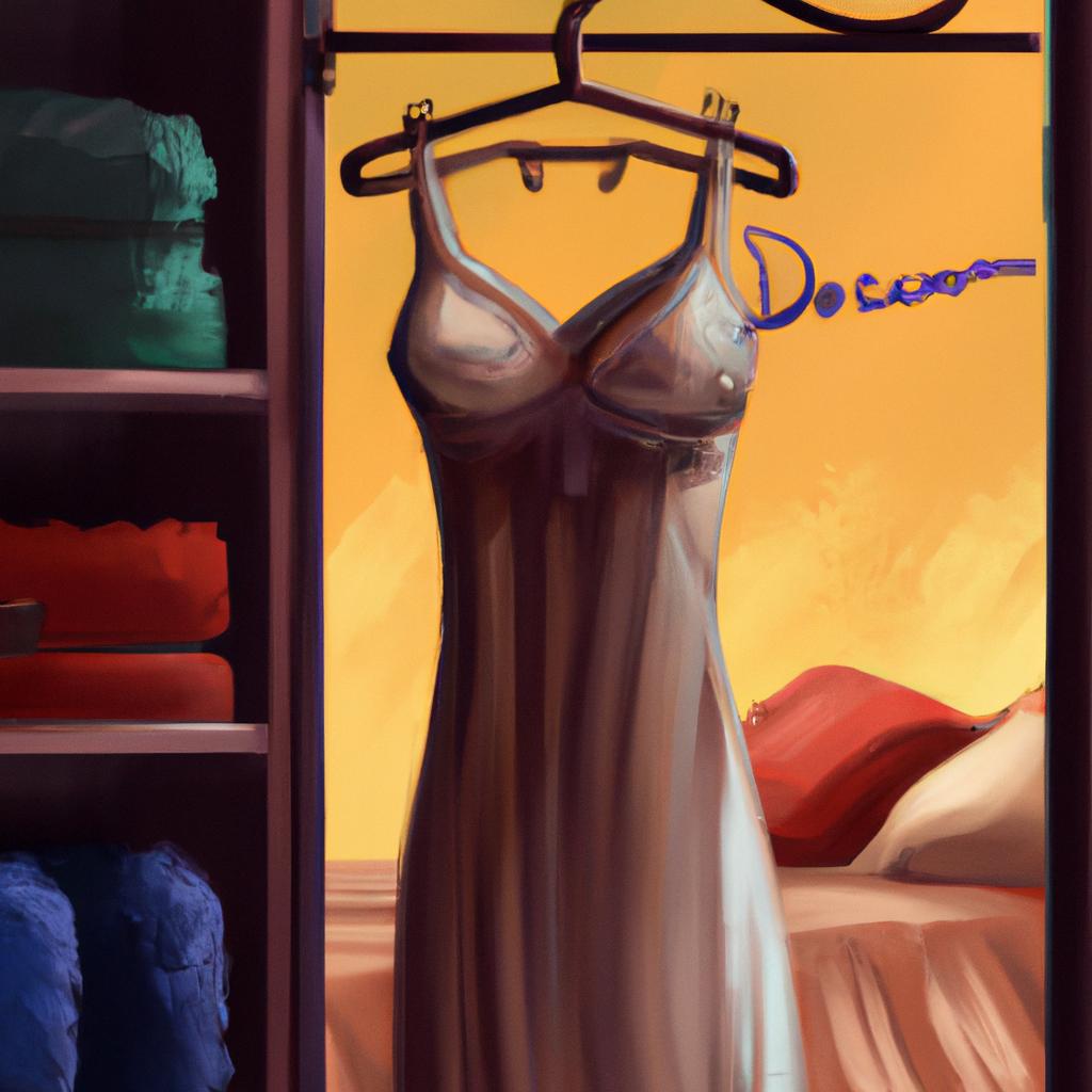 Imagem de capa do post "Sonhar com Roupa Íntima Feminina: Descubra o Significado!" com um desenho digital