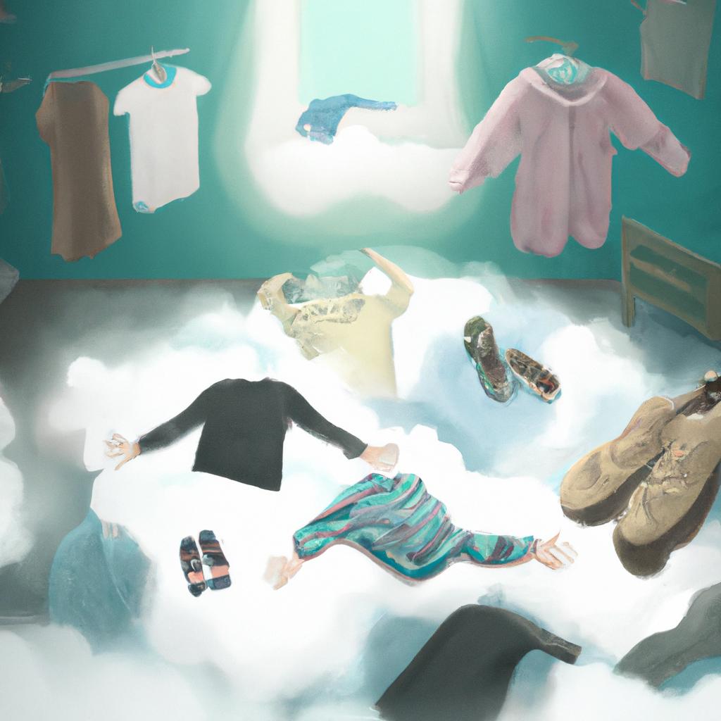 Imagem de capa do post Sonhar com Roupas Espalhadas: Descubra o Significado! com um desenho digital