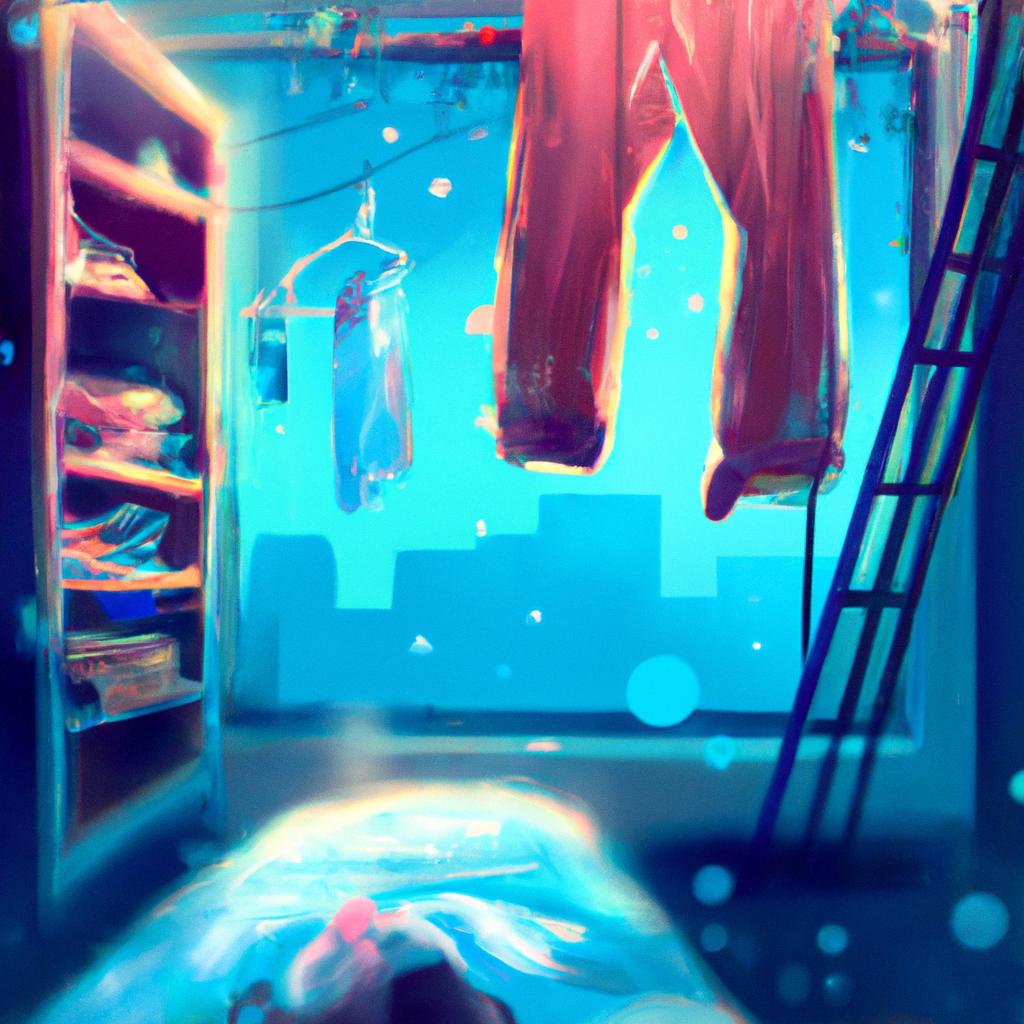 Imagem de capa do post "Sonhar com Roupa Íntima: Descubra o Significado!" com um desenho digital