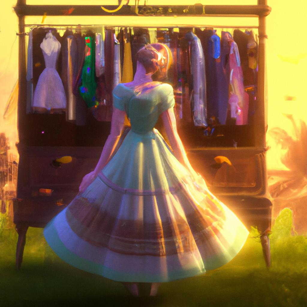 Imagem de capa do post "Descubra o Significado de Sonhar com Roupas Velhas!" com um desenho digital