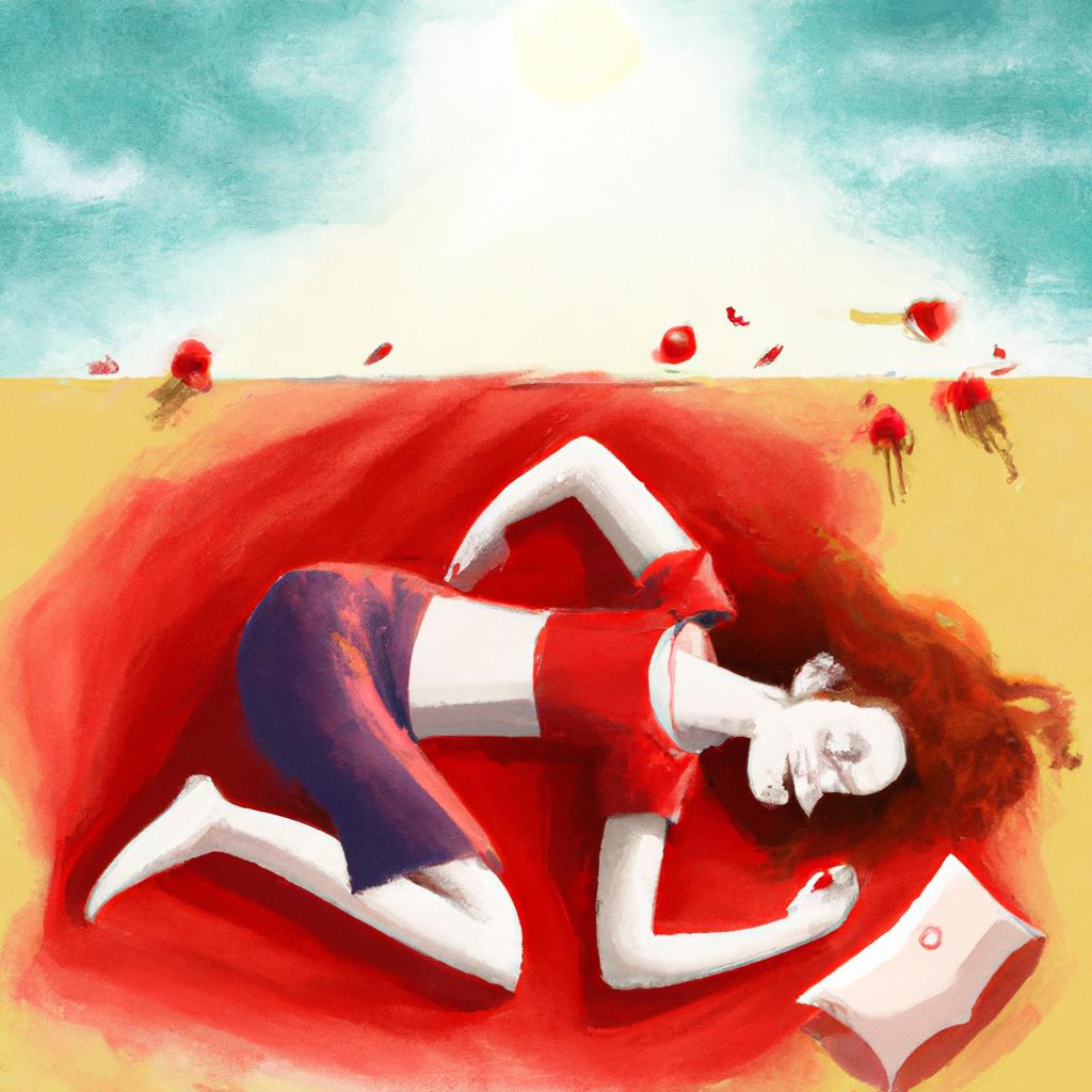 Imagem de capa do post Descubra o Significado de Sonhar com Sangue de Menstruação no Chão com um desenho digital