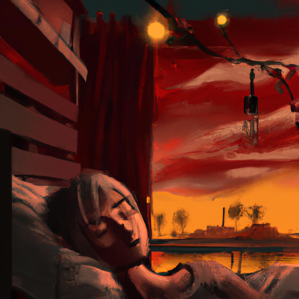 Imagem de capa do post "Sonhar com Sangue na Cama: Descubra o Significado Surpreendente!" com um desenho digital