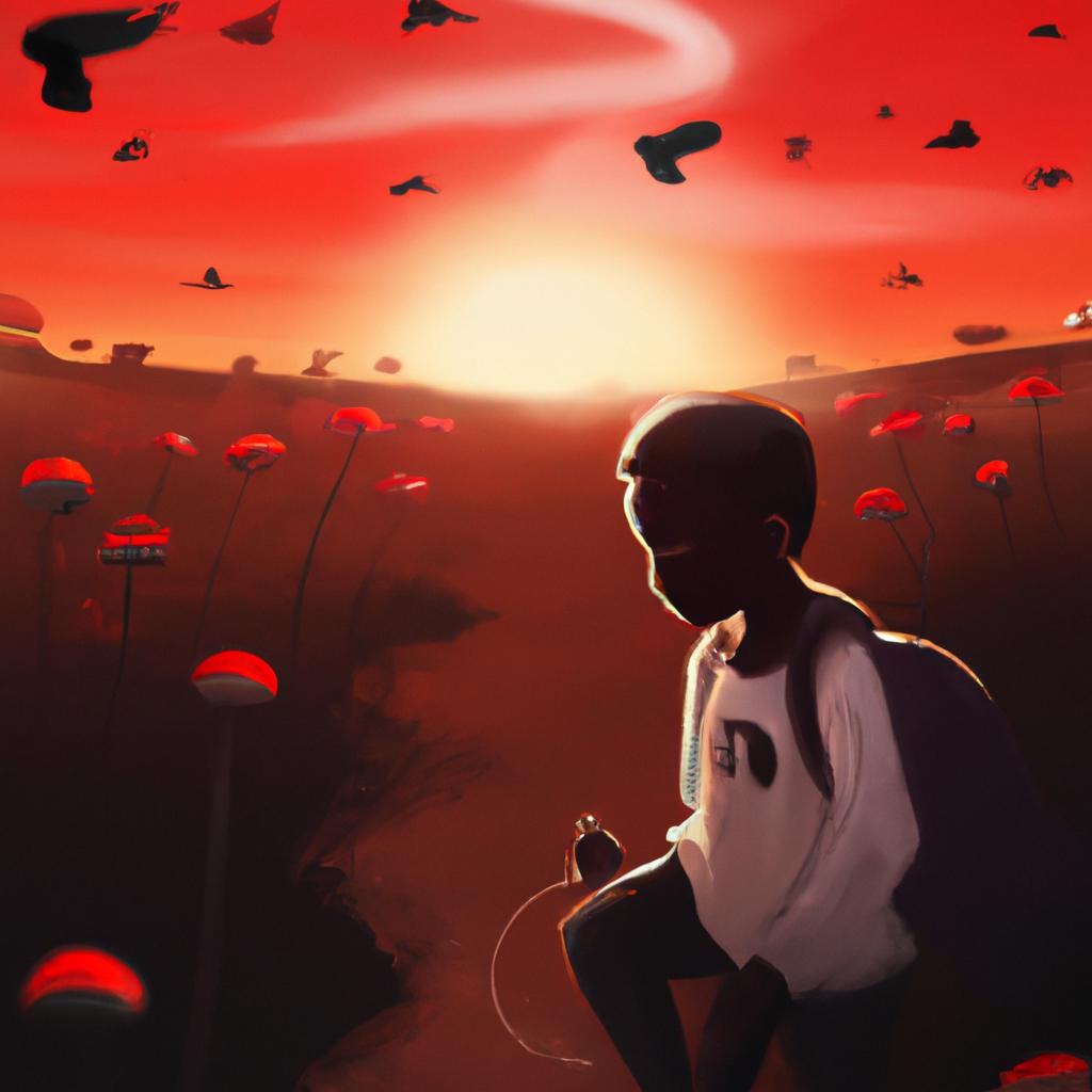 Imagem de capa do post Sonhar com Sangue Preto: Descubra o Significado! com um desenho digital