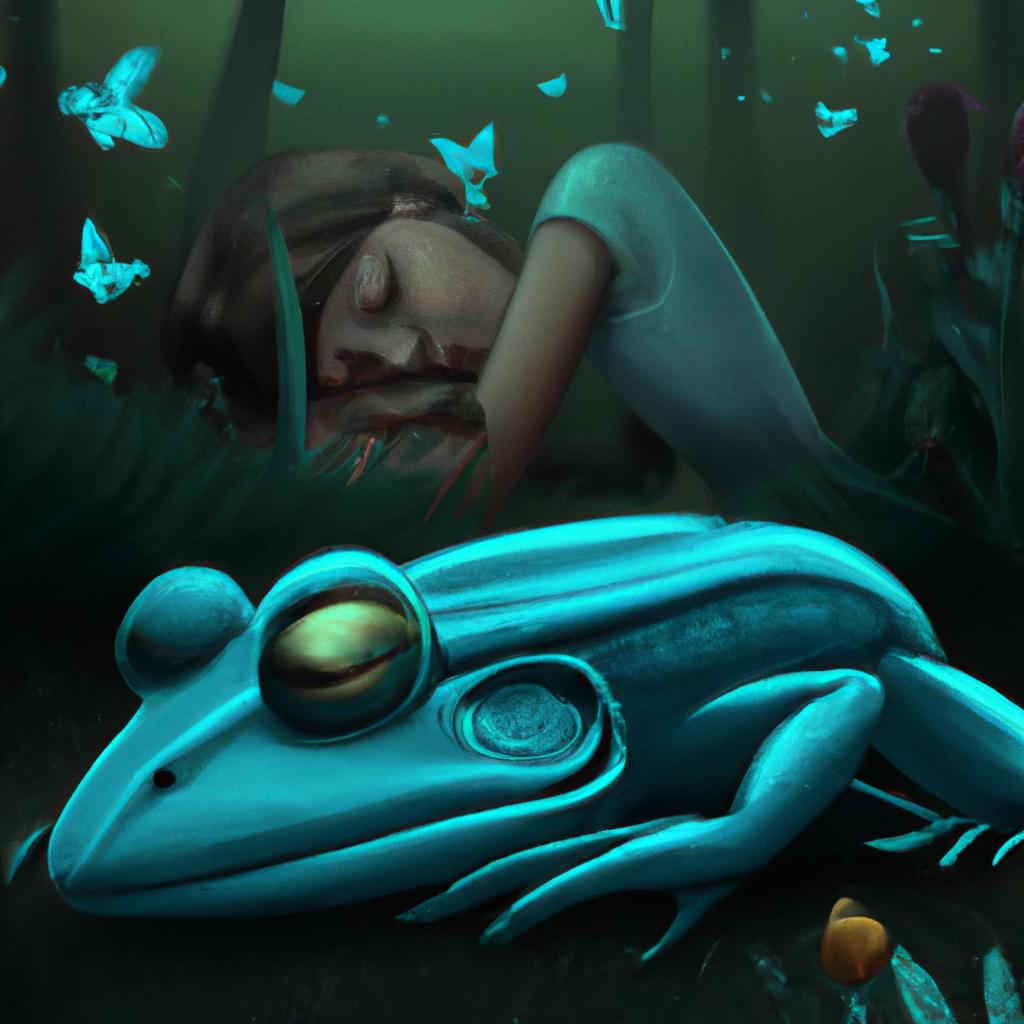 sonhar com sapo azul2