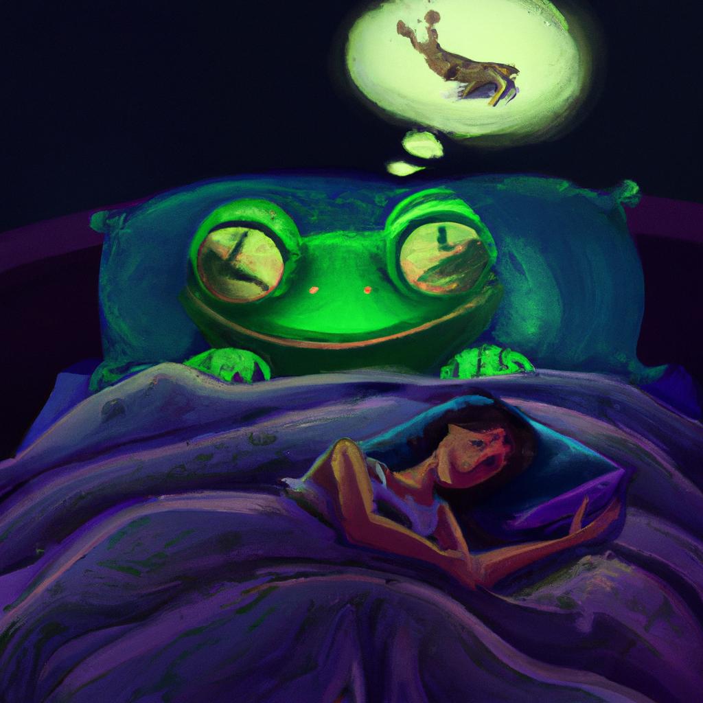 sonhar com sapo na cama2