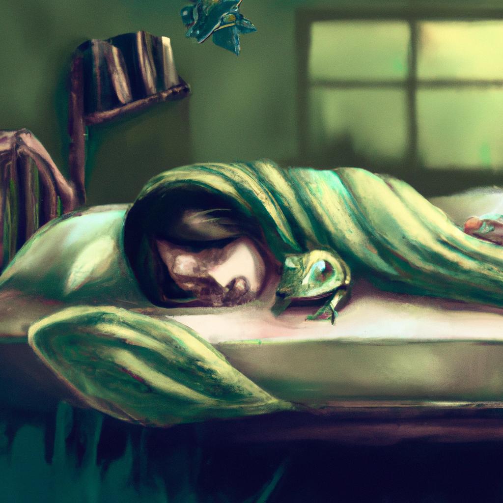 sonhar com sapo na cama4