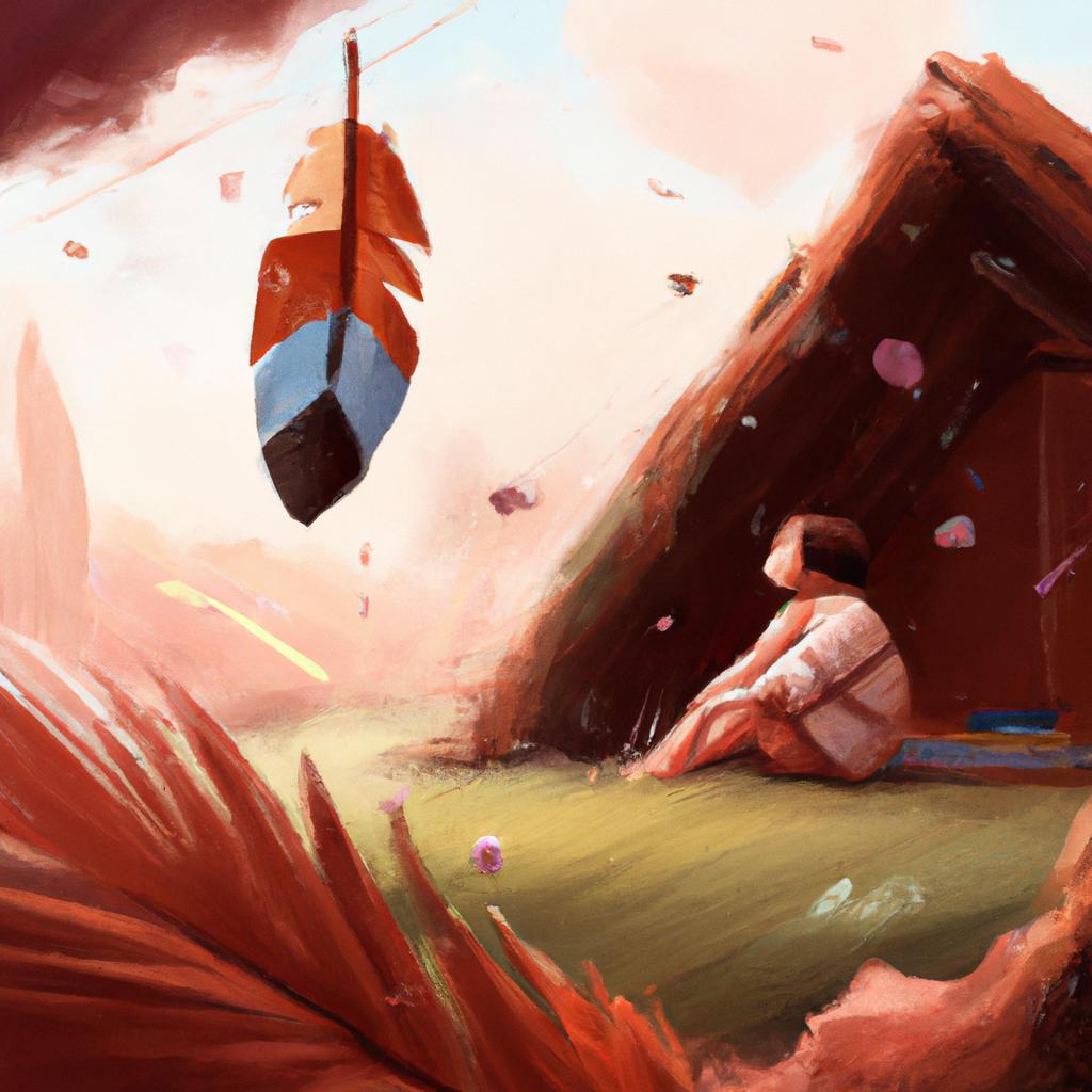 Imagem de capa do post "Descubra o Que Significa Sonhar com Sarue!" com um desenho digital