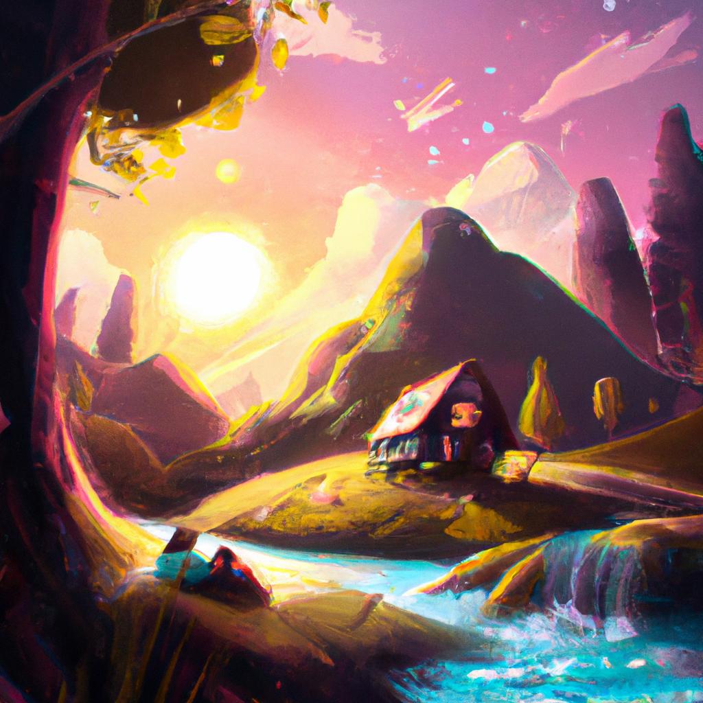 Imagem de capa do post "Descubra o Significado de Sonhar com Sitio Bonito!" com um desenho digital