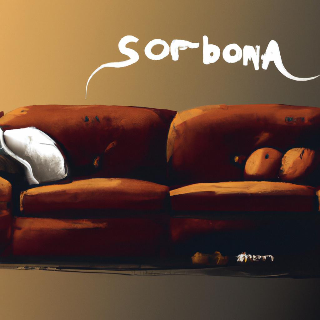 Imagem de capa do post Sonhar com Sofá Marrom: Descubra o Significado! com um desenho digital
