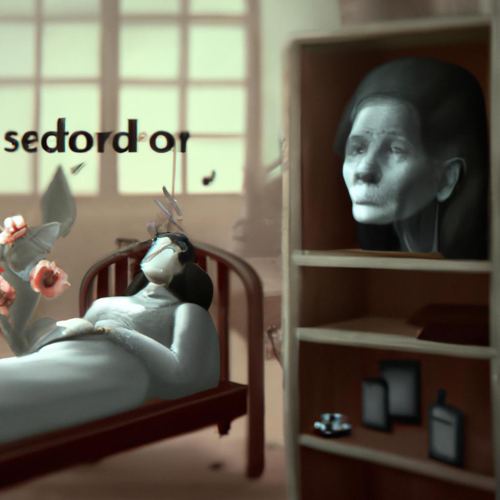 Imagem de capa do post "Sonhar com Sogra Falecida: Descubra o Significado!" com um desenho digital