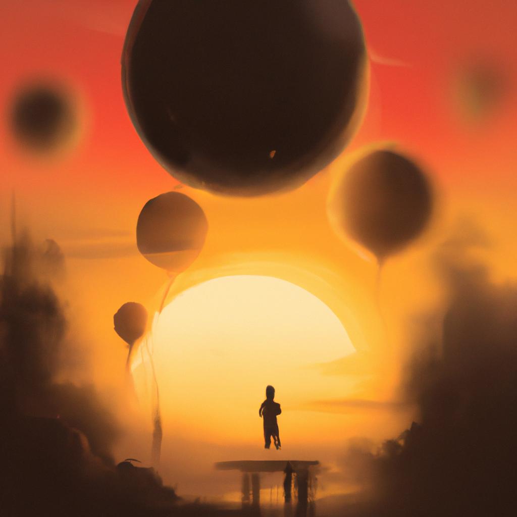 Imagem de capa do post "Descubra o Significado de Sonhar com Sol Nascente!" com um desenho digital